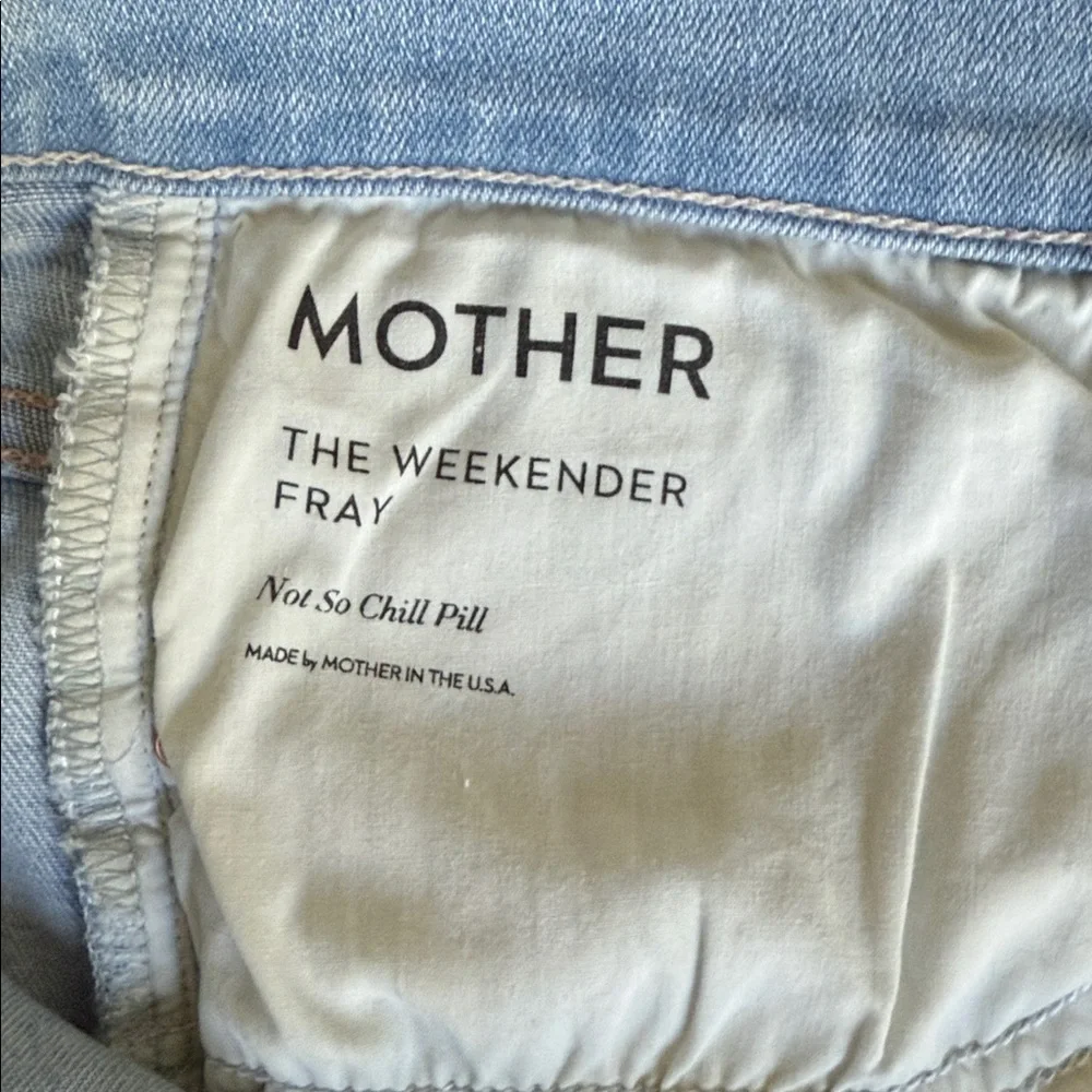 MOTHER The Weekender Fray in Not So Chill Pill - Picture 7 of 10